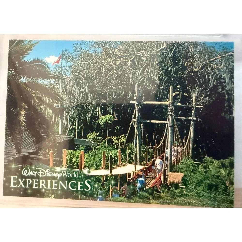 Walt Disney World Experiences Adventureland 9 Card Set Complete In Sleeve